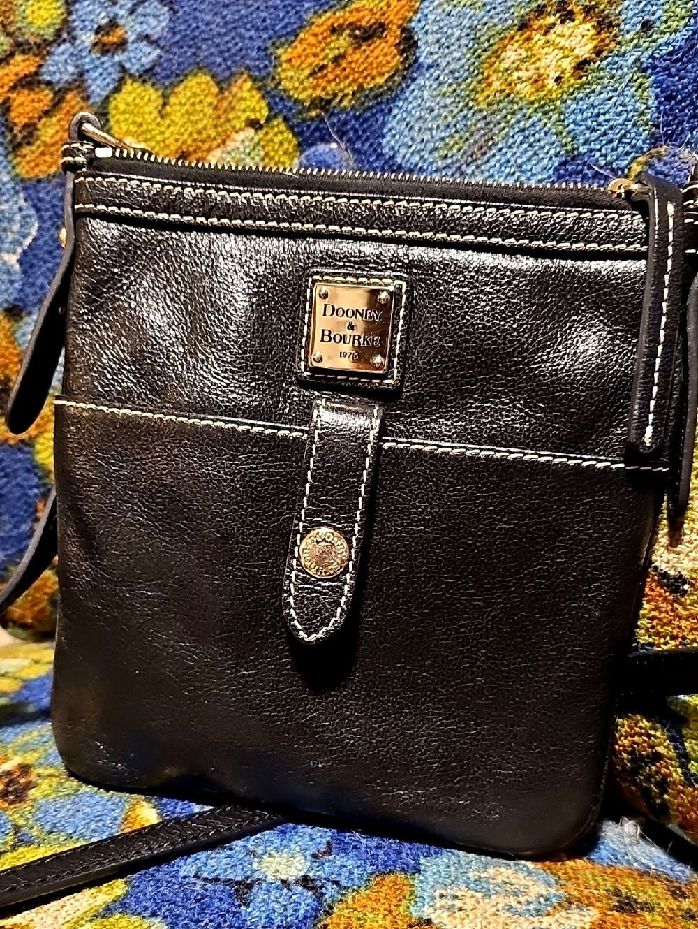 Dooney & Bourke Black Leather Crossbody